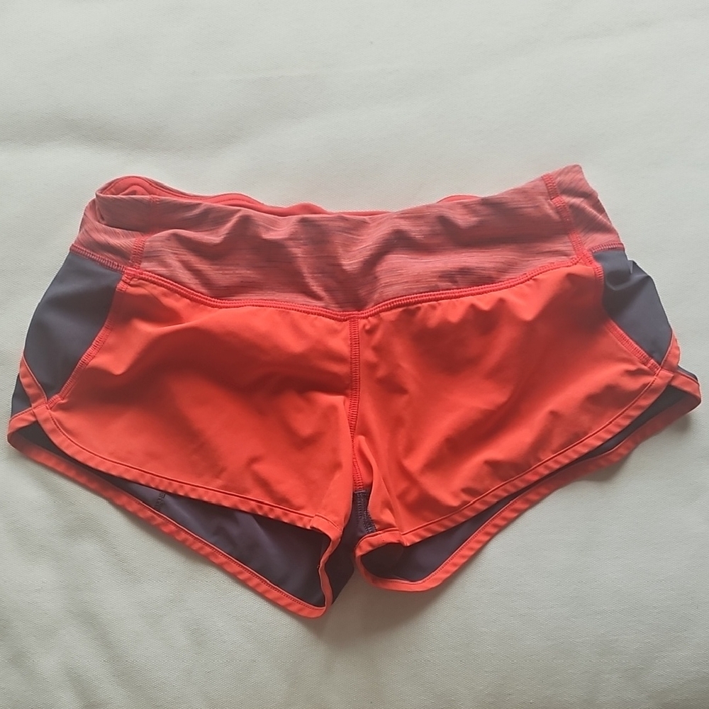 Vibrant Orange Women's Athletic Shorts